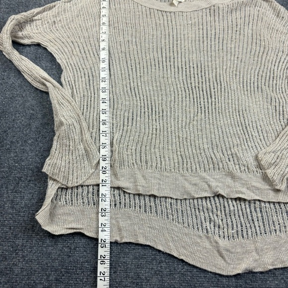 EILEEN FISHER Women’s Loose knit Sweater See through Cream colored size: Small - Picture 5 of 5